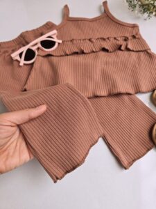 ست تاپ بندی و شلوار کبریتی